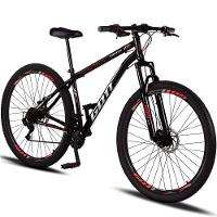 Bicicleta Aro 29 Aço Carbono Gott Vortex Rx 21v Com Suspensão E Freio A Disco Preto/vermelho - 1