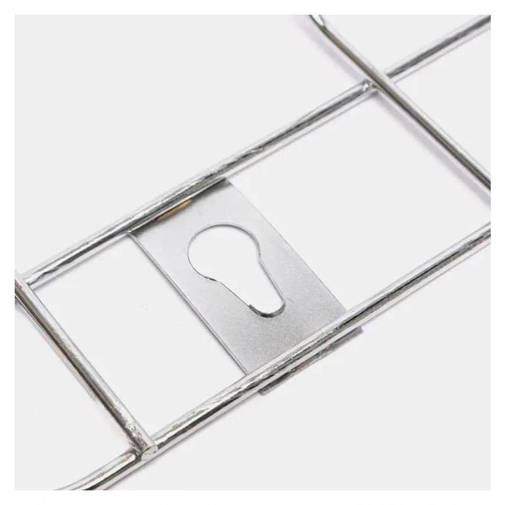 Cabideiro Metálico De Parede Com 10 Ganchos – Organização, Resistência E Design Moderno Para Qualquer Ambiente - Prata - 5