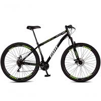 Bicicleta Aro 29 Aço Carbono Gott Vortex 21v Com Suspensão E Freio A Disco - Preto E Verde - 3