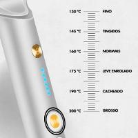 Escova Pente Alisadora Profissional Branca – Tecnologia, Estilo E Cabelos Perfeitos Em Minutos - Bivolt - 3