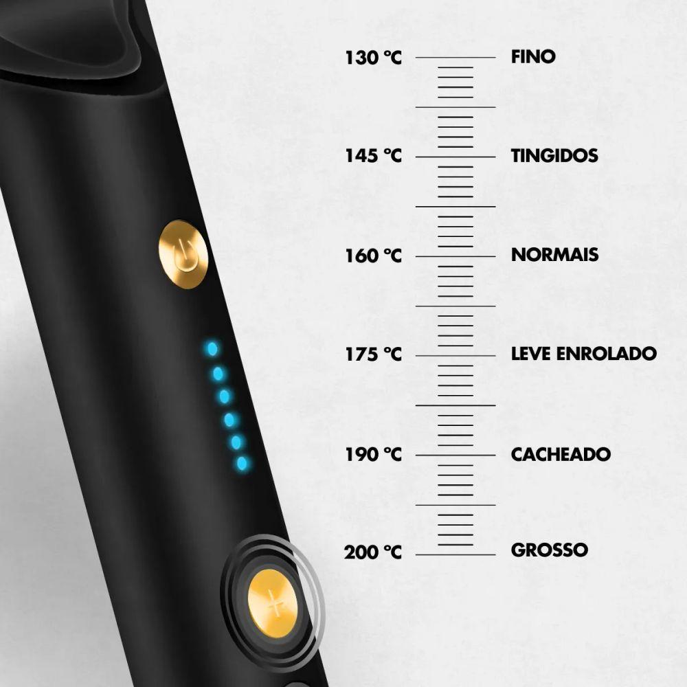 Escova Pente Alisadora Profissional Preta – Praticidade, Tecnologia E Cabelos Perfeitos Em Minutos - Bivolt - 3
