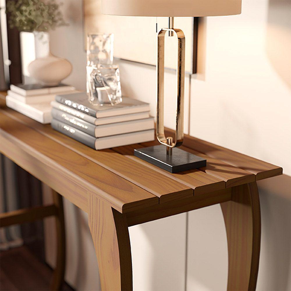 Aparador Rústico De Madeira Para Cantinho Do Café Castanho - 5