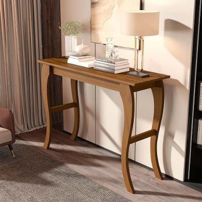 Aparador Rústico De Madeira Para Cantinho Do Café Castanho