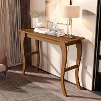 Aparador Rústico De Madeira Para Cantinho Do Café Castanho - 1