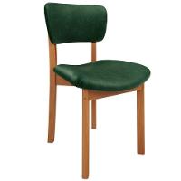 Cadeira Para Sala De Jantar Cozinha Living Estofada Dara L02 Couríssimo Verde Musgo - Lyam Decor - 1