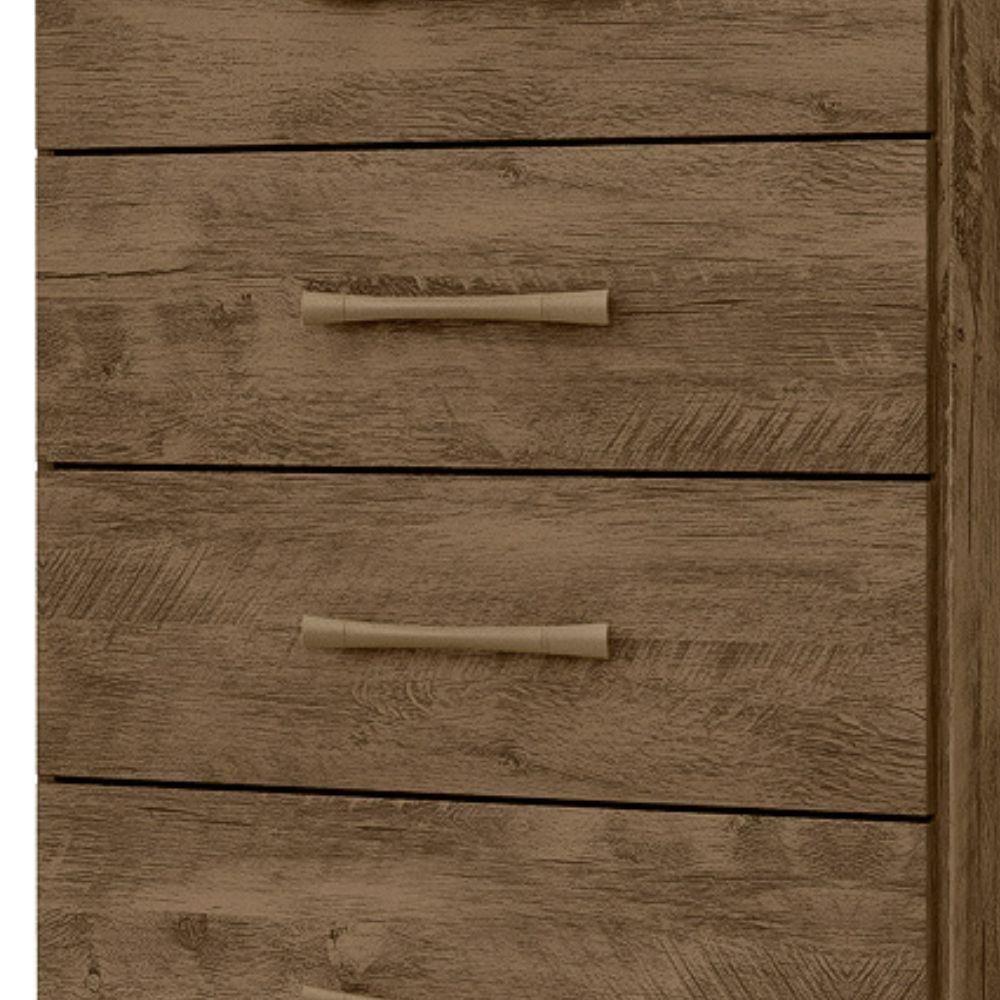 Comoda 4 Gavetas 61 Cm Ms913 Castanho Wood Moval Castanho Wood - 4