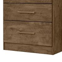 Comoda 4 Gavetas 61 Cm Ms913 Castanho Wood Moval Castanho Wood - 5