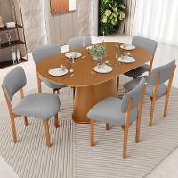 Cadeira Para Sala De Jantar Cozinha Living Estofada Dara L02 Bouclê Cinza - Lyam Decor - 2