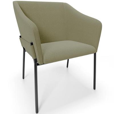Cadeira Para Sala De Jantar Estar Living Olívia L02 Bouclê Oliva - Lyam Decor