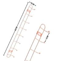 Cabideiro Metálico De Parede Com 8 Ganchos – Rose Gold Elegante E Multifuncional - 7