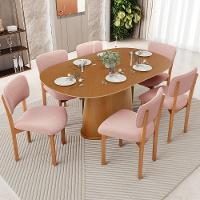 Cadeira Para Sala De Jantar Cozinha Living Estofada Dara L02 Bouclê Rosê - Lyam Decor - 2