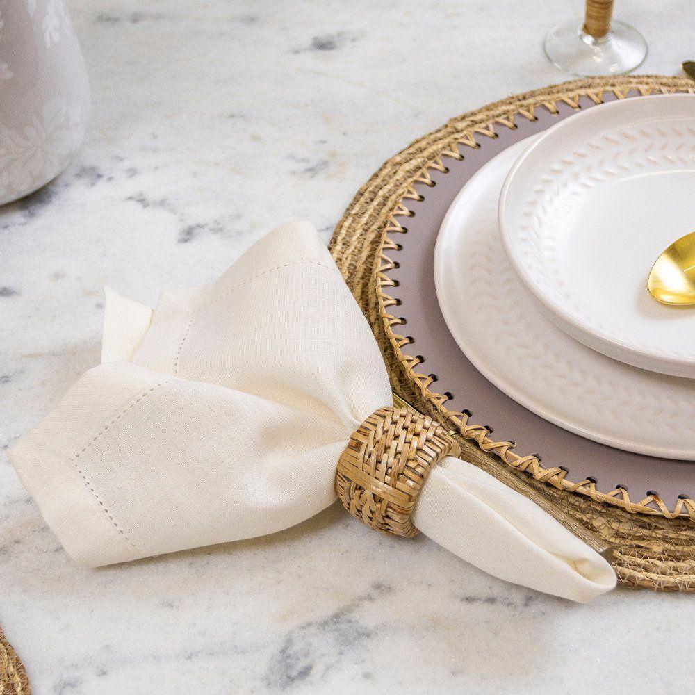 Guardanapo Copa E Cia Avulso Eco Ponto Ajour Off-white - 4