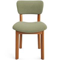 Kit 04 Cadeiras Para Sala De Jantar Cozinha Living Estofada Dara L02 Bouclê Oliva - Lyam Decor - 3