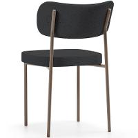 Kit 02 Cadeiras Para Sala De Jantar Melina Base Arena L02 Linho Chumbo - Lyam Decor - 7