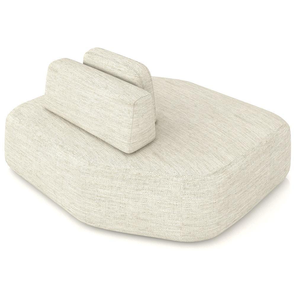 Sofá Ilha Modular Para Sala Living Orgânico 480cm Angra K01 Linho Champanhe - Lyam Decor - 8