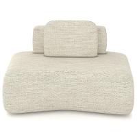 Sofá Ilha Modular Para Sala Living Orgânico 480cm Angra K01 Linho Champanhe - Lyam Decor - 3