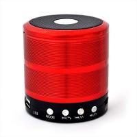 Mini Caixa de Som Portátil Speaker Ws-887 - Vermelho - 1