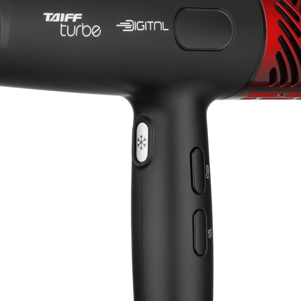 Secador De Cabelo Turbe Digital Preto Taiff 2400W 220V - 6