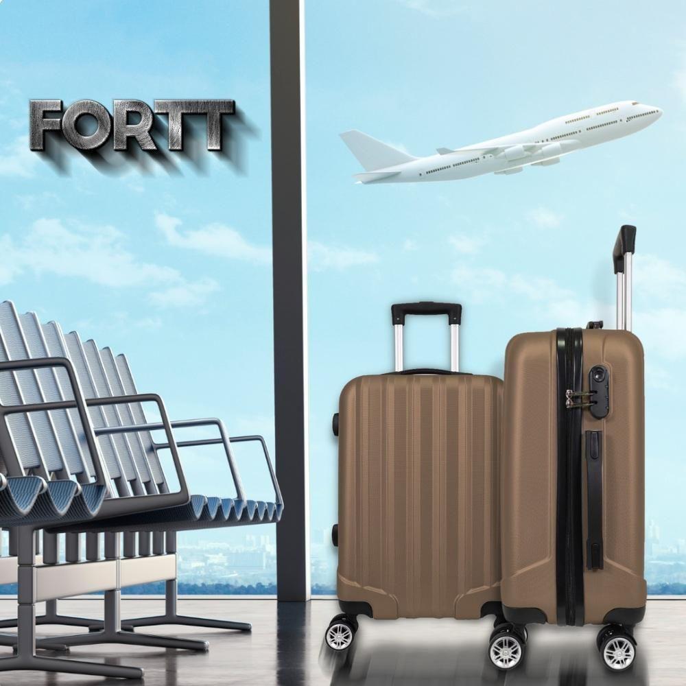 Mala De Bordo Abs 4 Rodas Action Fortt Champanhe - MAB02-CP - 7