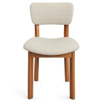 Kit 6 Cadeiras Para Sala De Jantar Cozinha Living Estofada Dara L02 Linho Champagne - Lyam Decor