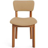 Kit 06 Cadeiras Para Sala De Jantar Cozinha Living Estofada Dara L02 Linho Bege Escuro - Lyam Decor - 3