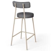 Kit 06 Banquetas Baixa Cozinha Sala Jantar Bancada Milão Arena L02 Linho Cinza Escuro - Lyam Decor - 8