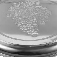 Bandeja Garçom Inox Redonda 34cm – Elegância, Resistência E Praticidade Profissional - 5