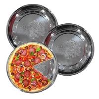 Bandeja Garçom Inox Redonda 34cm – Elegância, Resistência E Praticidade Profissional - 6