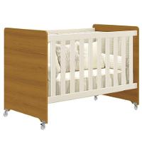 Berço Americano Evolution 4 Em 1 Areia Acetinado Savana Com Colchão Mini E Colchão Americano Ortobom - Reller - 5