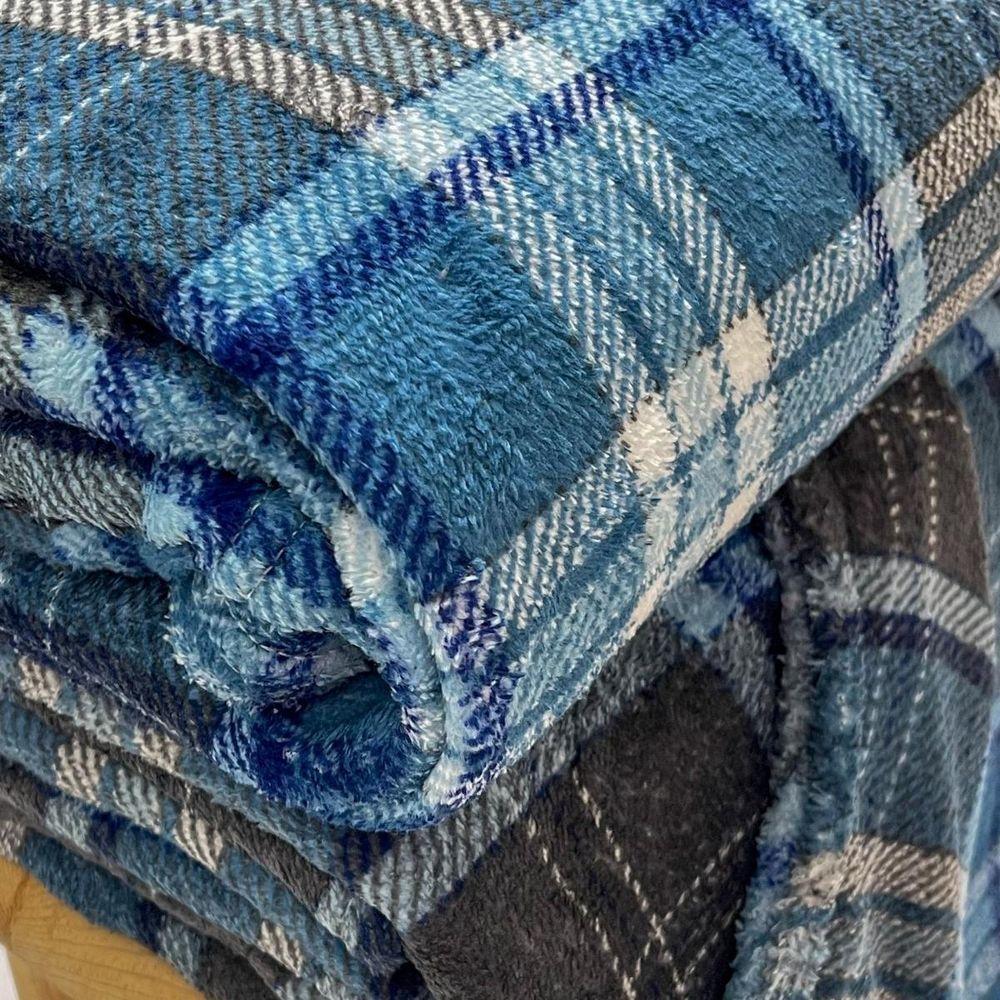 Manta Casal Pop Xadrez Estampada Ushuaia - 2