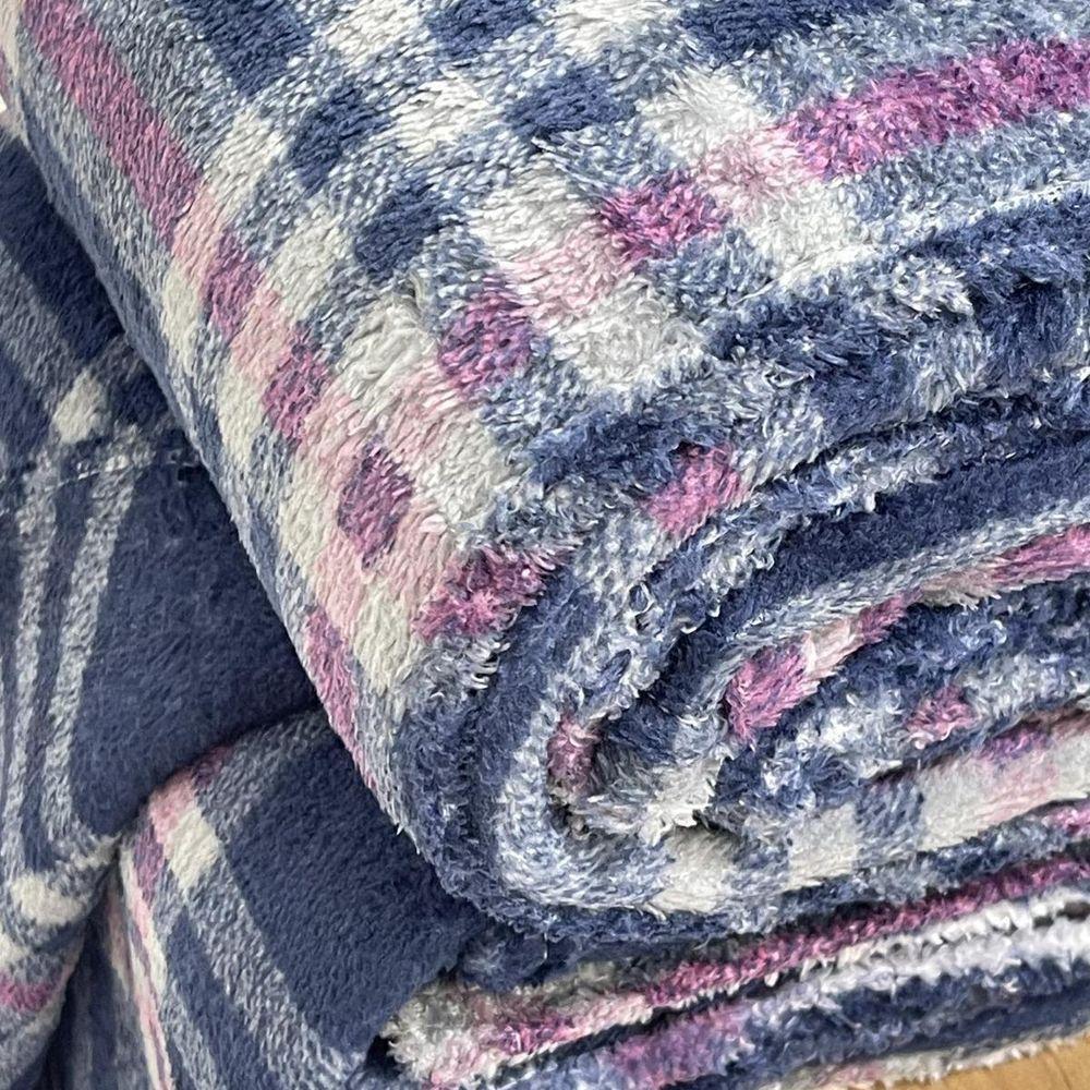 Manta Casal Pop Xadrez Estampada Sibéria - 4