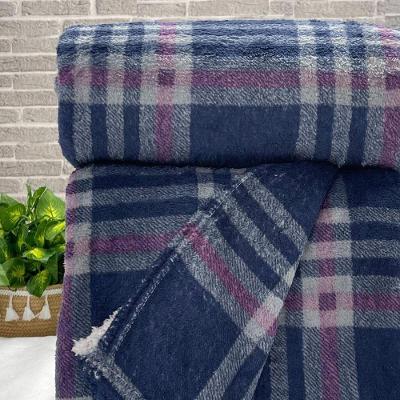 Manta Casal Pop Xadrez Estampada Sibéria