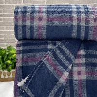 Manta Casal Pop Xadrez Estampada Sibéria - 1