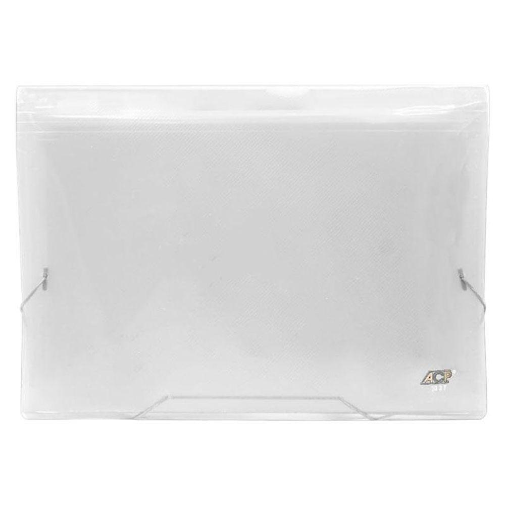 Pasta Sanfonada A4 Com 12 Divisórias Cristal - Acp - 1