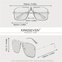 Óculos Premium Em Liga Estiloso , Armação Dourada Com Lentes Uv 400 Azul - 2