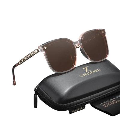 Óculos De Sol De Armação Grande Olho De Gato Condução 2302 Uv400 Marrom