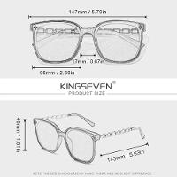 Óculos De Sol De Armação Grande Olho De Gato Condução 2302 Uv400 Marrom - 2