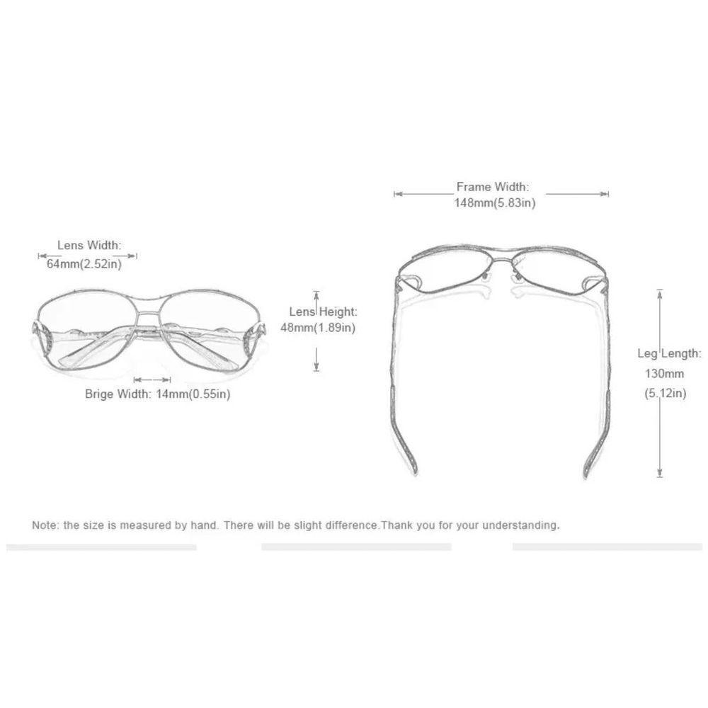 Óculos Gradiente Polarizado De Sol , Lente De Proteção Uv400 Kingseven Bege - 2