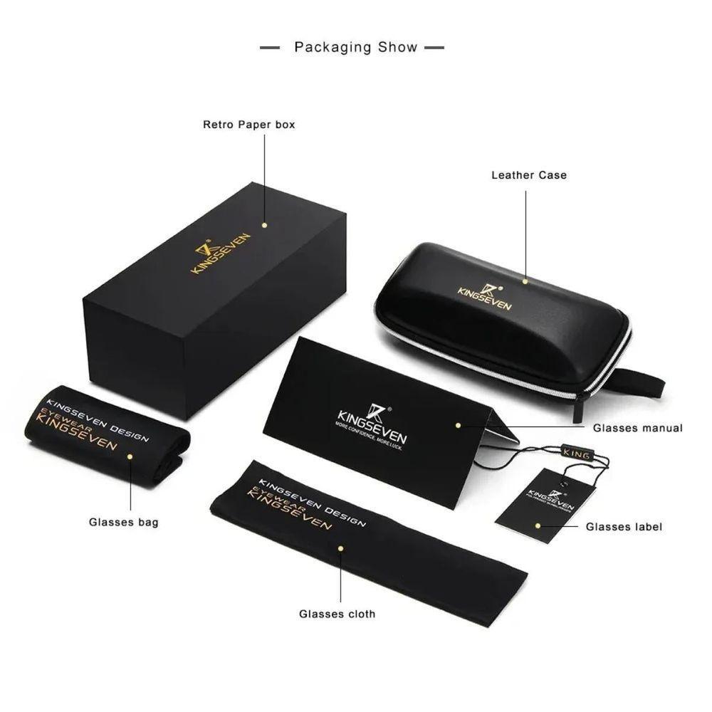 Óculos De Sol De Armação Grande Olho De Gato Condução 2302 Uv400 Cinza - 2