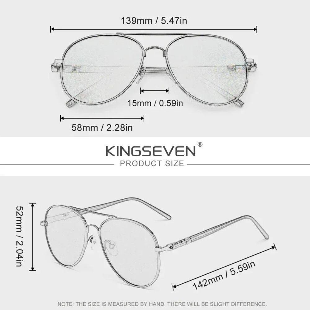 Óculos Clássico Piloto De Sol Polarizados Uv400 Grande Luxo Retro Marrom - 2