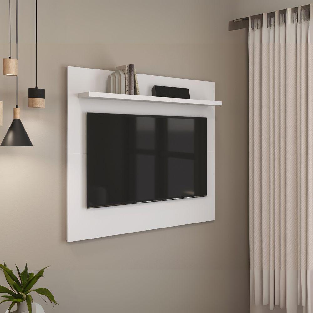 Painel Suspenso Tv 32 Polegadas Sirius Prateleira Patrimar Branco - 1