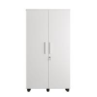 Guarda Roupa Solteiro Multiuso Sem Gaveta Reforçado Ouro Fechadura Com Chave Branco - 5