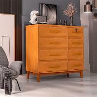 Cômoda Para Quarto Reforçada 8 Gavetas Detroit Nature - 1