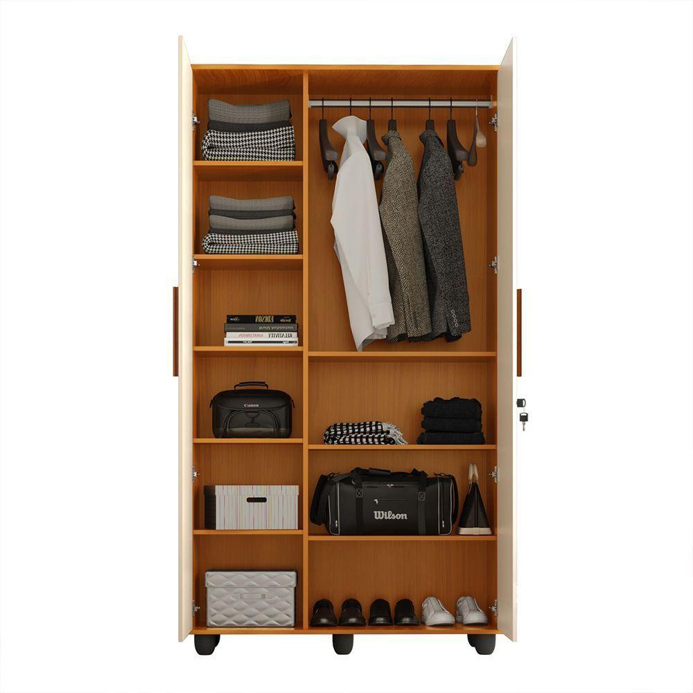 Armario Multiuso Ouro Amplo E Resistente Ideal Para Lavanderia Alimentos E Ultilidades Nature / Off - 6