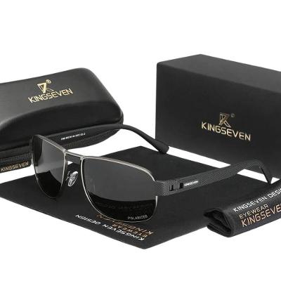 Óculos Design Polarizado Uv400 óculos De Sol Vintage 7309 Cinza Escuro