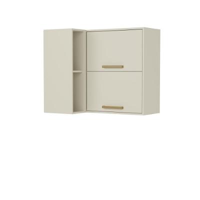 Armário Aéreo De Canto 2 Portas Arenas Bossa Nova Bertolini Areia