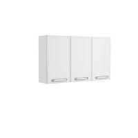 Armário Aéreo Alto De Aço 3 Portas Branco Evidence Bertolini Branco - 1