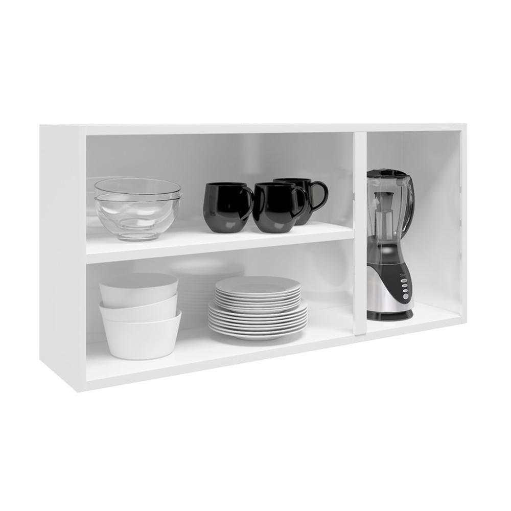 Armário Aéreo Alto De Aço 3 Portas Branco Múltipla Bertolini Branco - 4