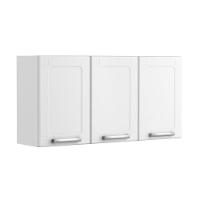 Armário Aéreo Alto De Aço 3 Portas Branco Múltipla Bertolini Branco - 1