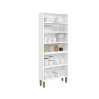 Paneleiro De Cozinha Em Aço 6 Portas Essência Bertolini Pecan - 2